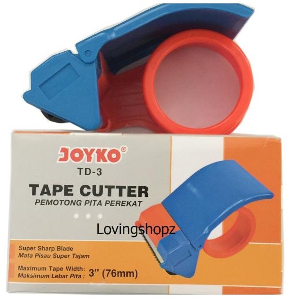 

Pemotong Pita Perekat, Disser Lakban 3 Inch, Tape Cutter Td-3 Joyko