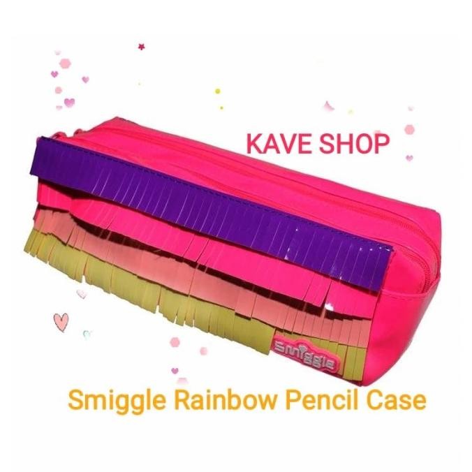 

Smiggle ORIGINAL Rainbow Pencil Case Soft Box