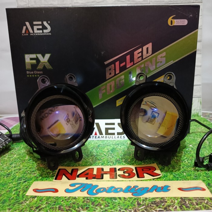 FOGLAMP BILED FX AES 3 WARNA UNIVERSAL MOBIL 3 INCHI