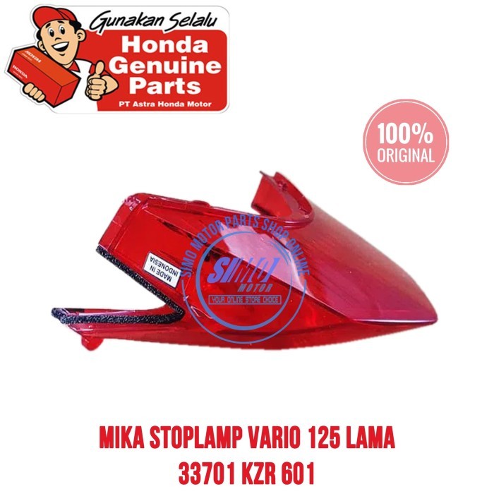 MIKA KACA STOPLAMP LAMPU BELAKANG VARIO 125 OLD LAMA KZR ORI HOND