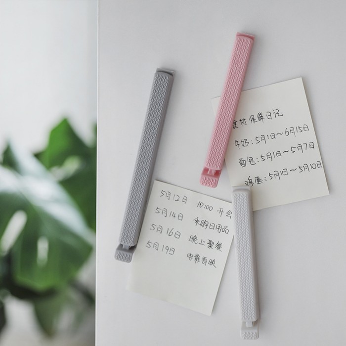 FLASH SALE JEPITAN MAKANAN MAGNET JEPIT SNACK PLASTIK KEMASAN MAGNET - KECIL - RANDOM