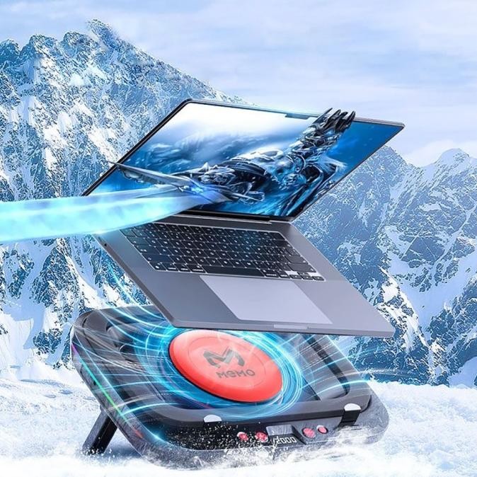 Baru Memo Fl 08 Laptop Cooling Fan 2400 Rpm Turbo Compressed Air Cooler Promo