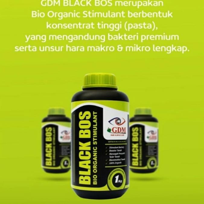 paket GDM Black Bos dan Pupuk / Suplemen Organik Cair 1 liter [terbaik]
