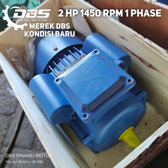 Dinamo Motor / Dinamo Penggerak / Motor Penggerak / Elektro Motor 2 Hp 2 PK 1,5 KW. Putaran 1500 Rpm