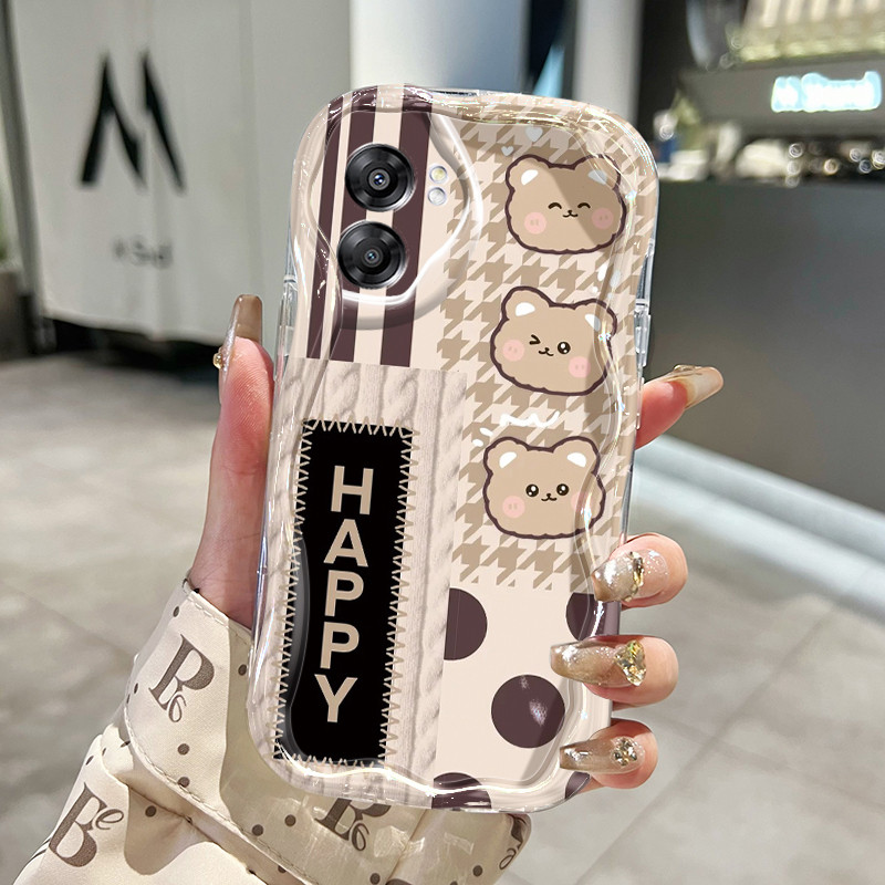 Casing Hp Untuk OPPO A57 2022 A77 2022 A57s A57e A77s Case HP casing pelindung Softcase ponsel Happy
