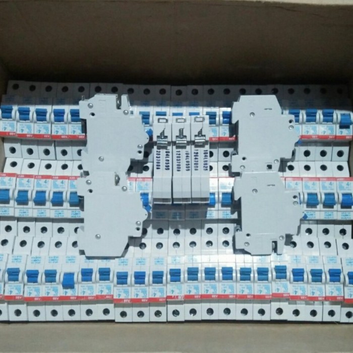 MCB ABB 4 Amper 1 Phase Biru Original PLN