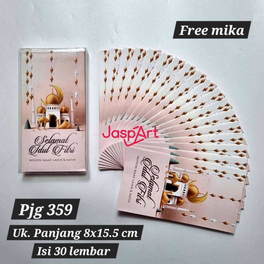 

Amplop / Angpao Lebaran Hari Raya Idul Fitri Mika Panjang Isi 30 Lembar Berkualitas