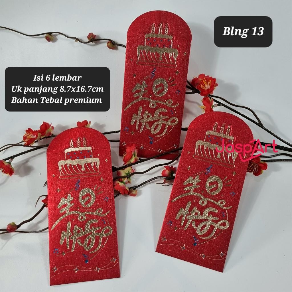 

Angpao Ulang Tahun Shou Angpao Panjang Umur Tebal Panjang Ada Bentuk Dompet Berkualitas