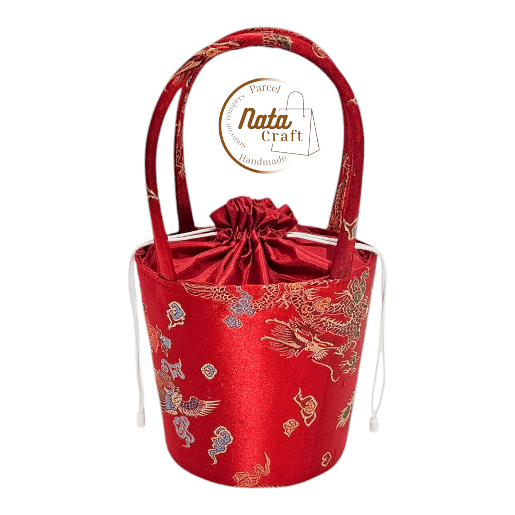 

RB Nata Craft-Tas Parcel Serut Cheongsam CNY Tas Hampers Imlek