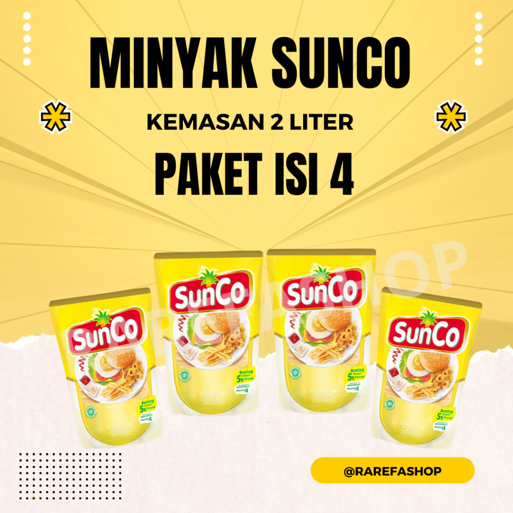 

MINYAK SUNCO 1 DUS ISI 4 PAKET HEMAT