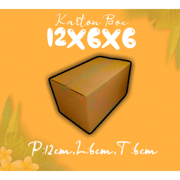 

KARTONBOX 12X6X6 (KARDUS PACKING/KARDUS MINI/KARDUS MURAH)