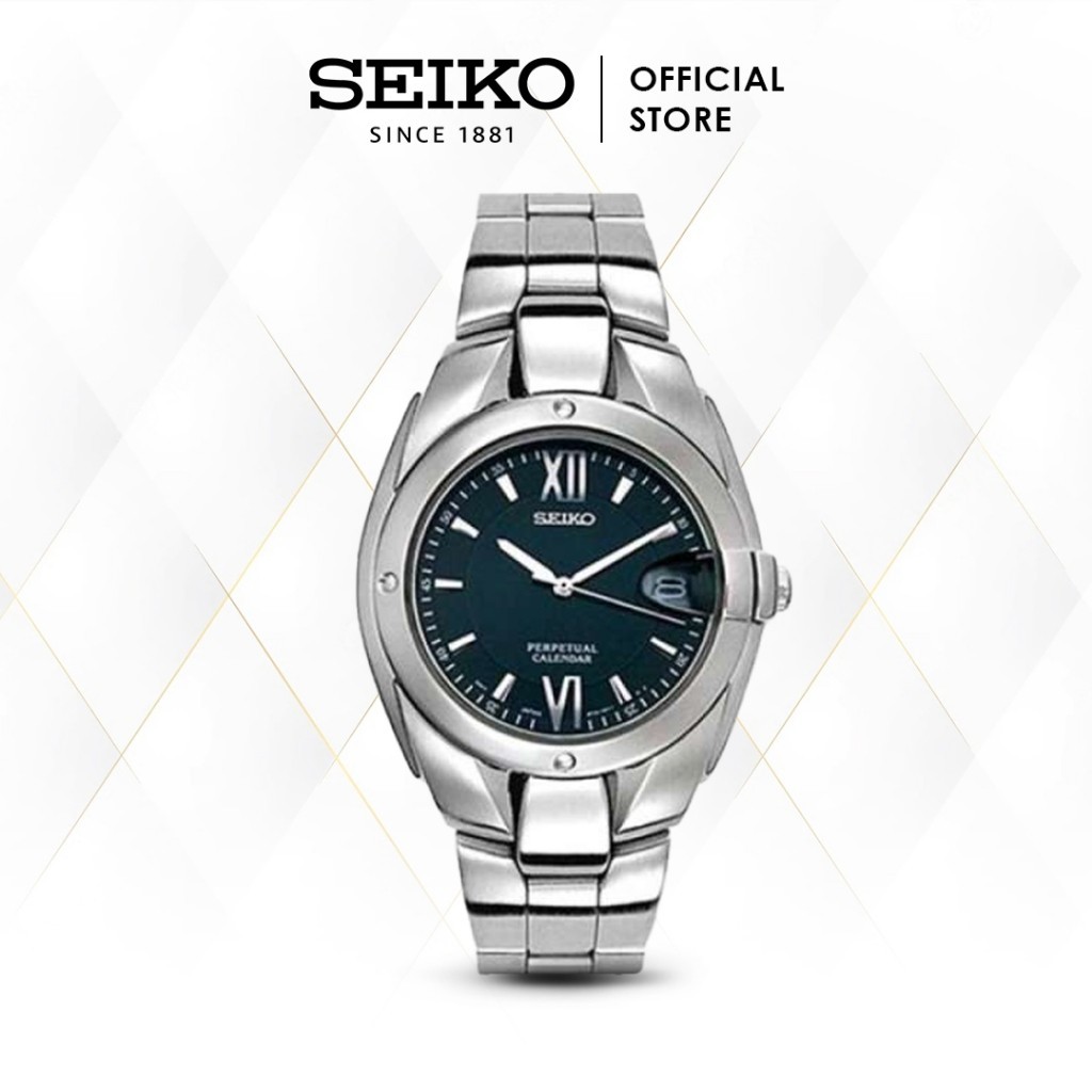 Jam Tangan Pria Seiko Classic SLL003 Perpetual Calendar Stainless Ori
