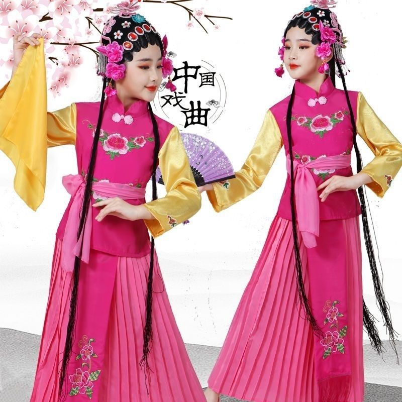 Kostum Anak-anak Baru Kostum Pertunjukan Opera Peking Kostum Pertandingan Pertunjukan Pakaian Penamp