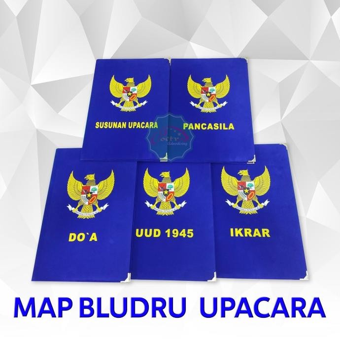 

MAP BLUDRU TEXT UPACARA / MAP KANTOR / MAP SEKOLAH 1 SET ( ISI 5 PCS ) WARNA BIRU UKURAN F4 2410T