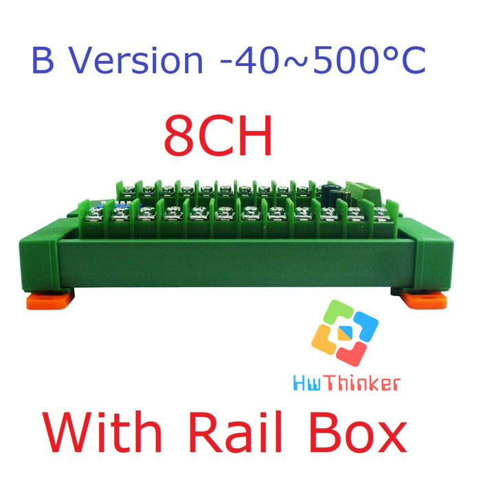 PTA8D08 Modul 8ch DC 8-30V PT100 RTD RS485 Temperature Sensor Modbus