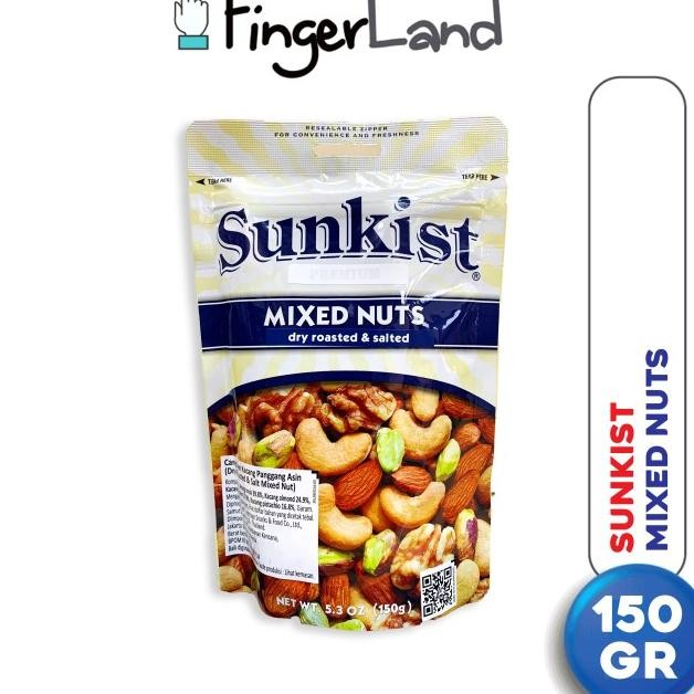 

Sunkist Dry Roasted & Light Xed Nuts 150 Gram Kacang Panggang