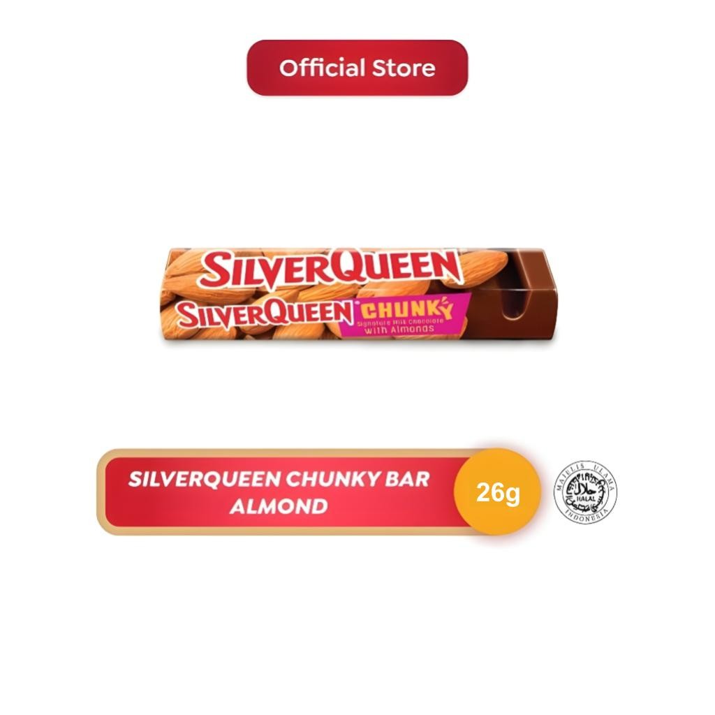 Silverqueen Chunky Bar Almond 26 g