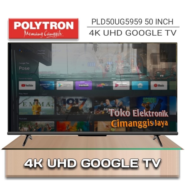 Smart tv led Polytron 50 inch android