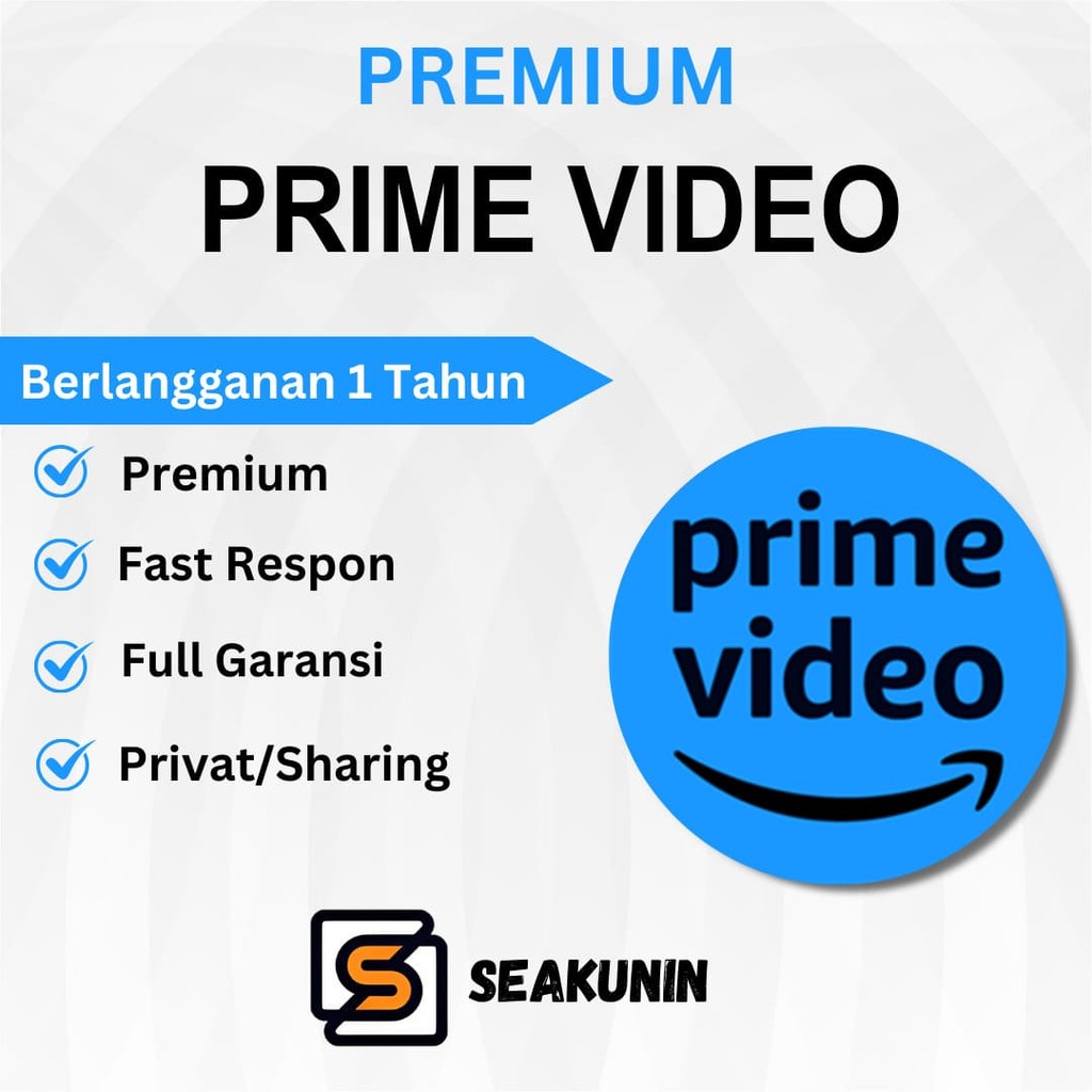Akun Amazon Prime 1 Tahun Bergaransi Anti Limit