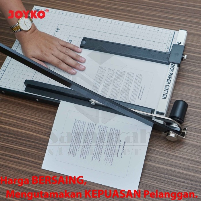 

Paper Cutter F4 Joyko PC 2638 / Mesin Pemotong Cutting Kertas 26x38 cm