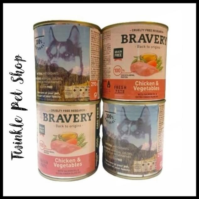 Bravery Chien & Vegetables/ Bravery Wet Dog Food