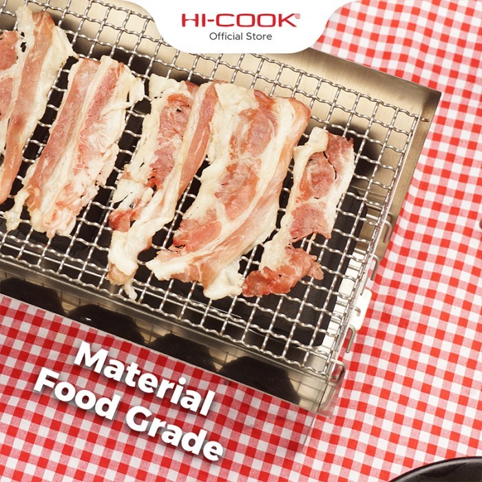 

Hi-Cook Portable BBQ Grill Knodown Besar 30 x 22 Alat BBQ Portable