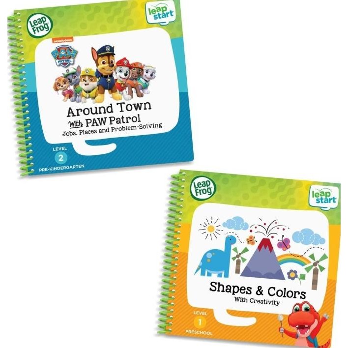 LEAPFROG LEAPSTART 2 BOOK COMBO PACK : SHAPES & COLORS 2410T