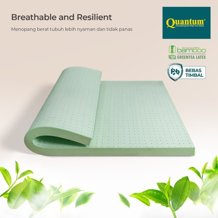 Topper Bamboo Greentea Latex Quantum