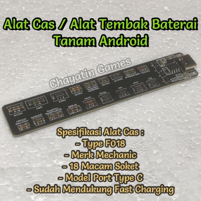 Alat Cas / Alat Tembak Baterai Tanam Hp Merk Mechanic Khusus Untuk Hp Android 18 In 1 Murah Berkuali
