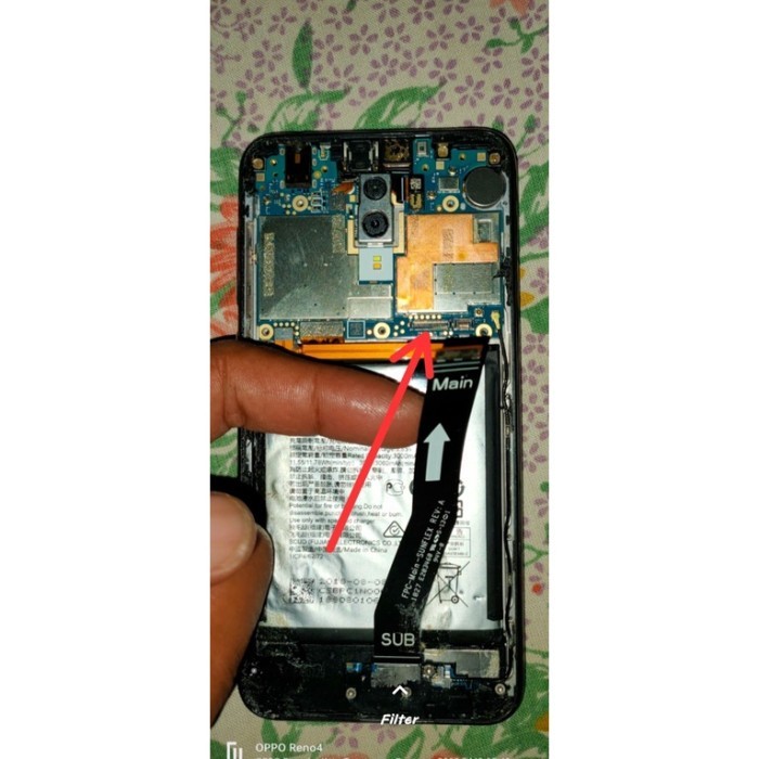 COMPATIBLE FOR NOKIA 6.1 PLUS KONEKTOR MAINBOARD KE MESIN 40 PIN 1 PCS