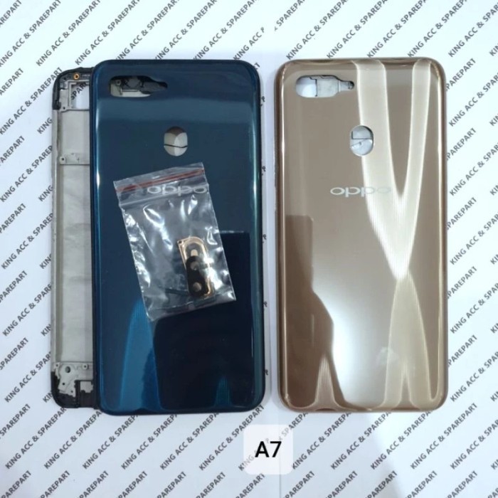 CASING HOUSING FULLSET OPPO A7 ORIGINAL