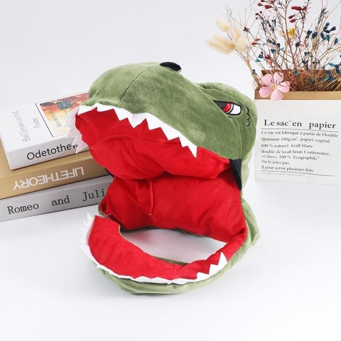 TOPI BONEKA DINO KARAKTER COSPLAY BENTUK KARTUN HIU POOP BUNNY HAT KOKO