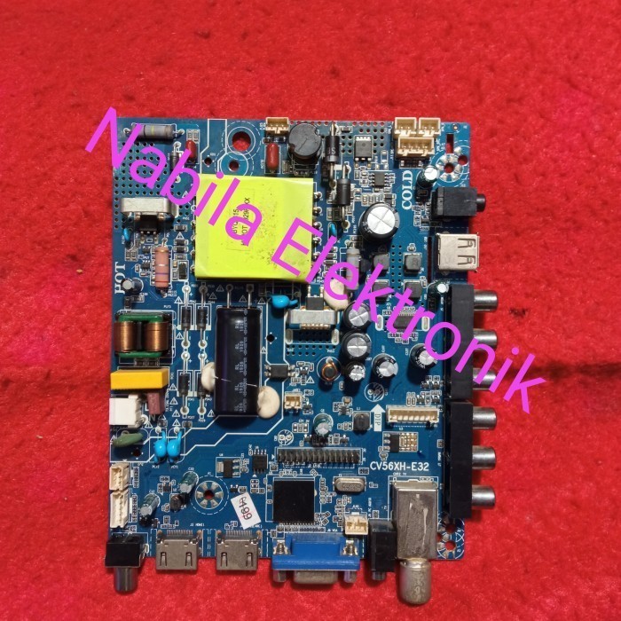 MAINBOARD TV LED POLYTRON PLD32T1850 - MESIN TV POLYTRON 32T1850