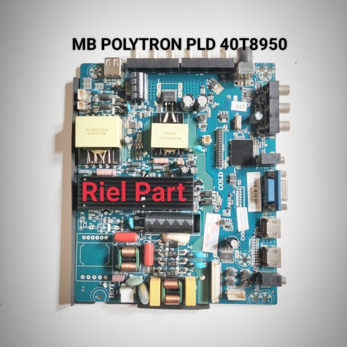MB MAINBOARD MOBO MODULE MESIN TV LED POLYTRON PLD40T8950 PLD 40T8950
