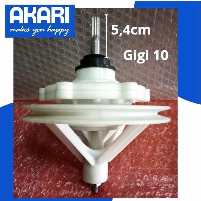 GEARBOX MESIN CUCI 2 TABUNG AKARI GIGI 10