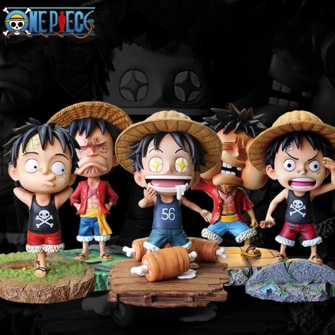 Action figure one piece Luffy Resin Bonyok