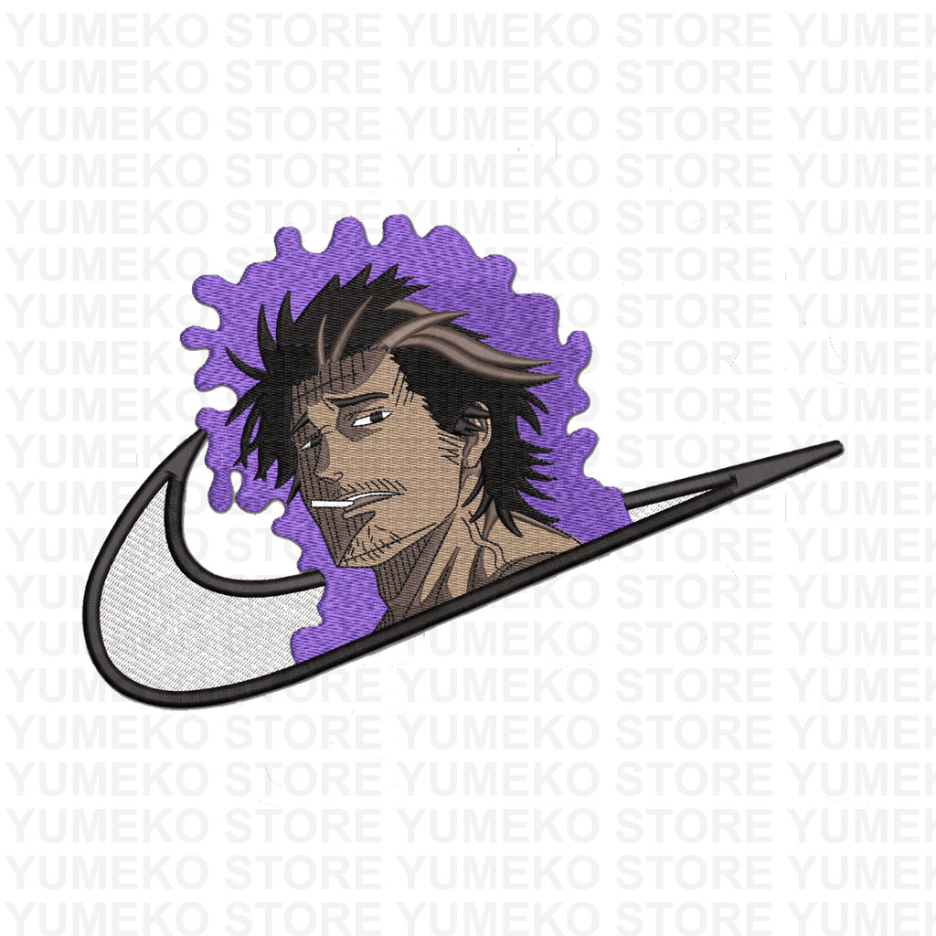 Kaos Bordir Anime - Yami Sukehiro | Black Clover