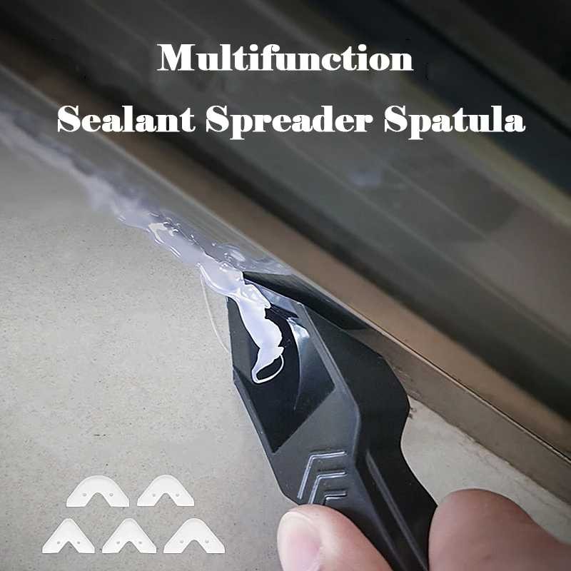 

E-TOOLS Perapi Lem Silikon Sealant Spreader Spatula Scraper 5in1 - WL106
