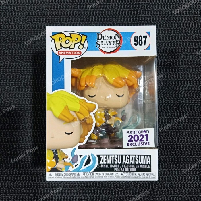 Funko Pop Demon Slayer : Zenitsu Agatsuma (With Lightning)