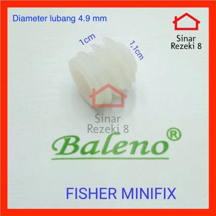 Laci - Viser Minifix Putih / Mini Fix Baut Knock Down Casing Socket Furniture