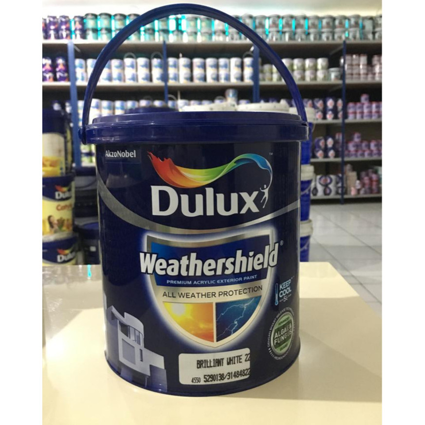 Dulux Weathershield Exterior Brilliant White 2,5Ltr (Readymix) Promo