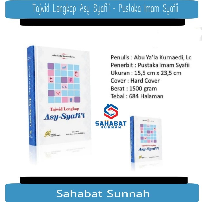 Ready Best Seller Buku Tajwid Lengkap Asy Syafi'i - Pustaka Imam Syafii