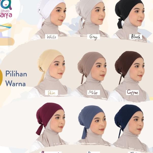 Ciput Inatsa/ Daleman Hijab/Alas Jilbab/ Ciput Muslimah By Arfa