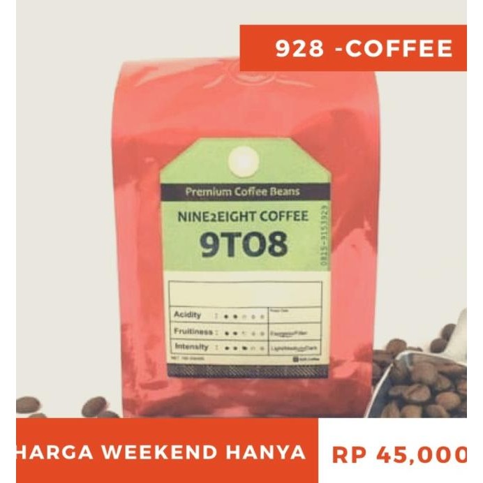 

Aceh Gayo Bourbon - 928 Coffee - Kopi Hitam Sumatra Arabika