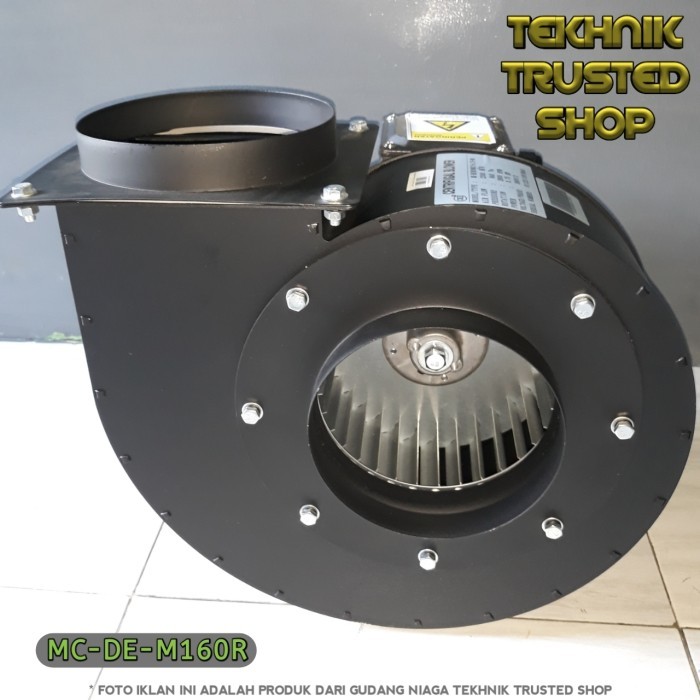 newstok Centrifugal blower hisap DE160R 250w Exhaust fan keong