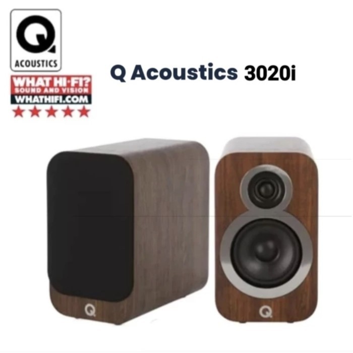 Q Acoustic QAcoustic 3020i 3020 i pasif bookshelf speaker music