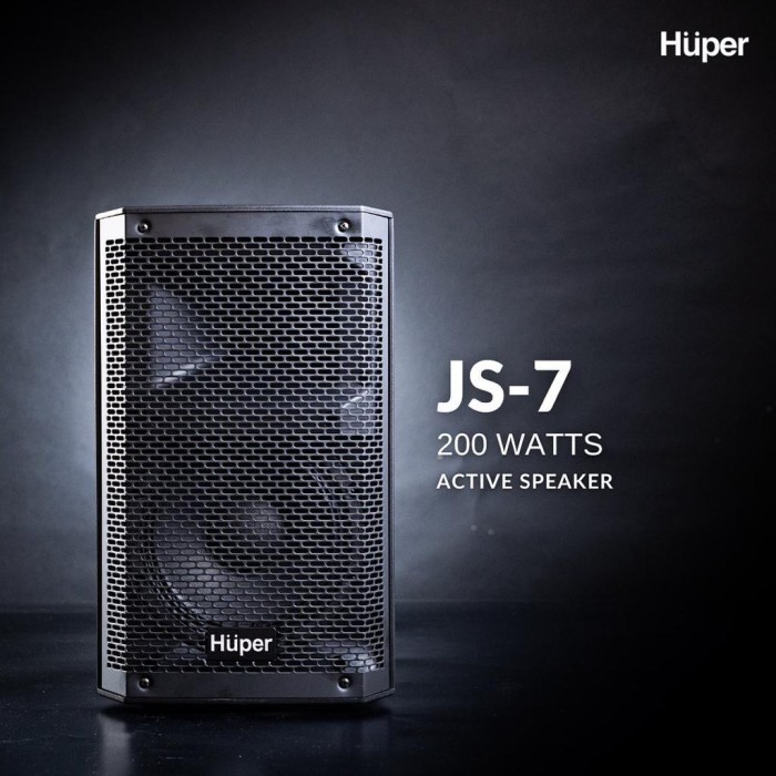 Paket Speaker Huper Js-7 JS7 / Speaker Aktif Huper Original 8 inch