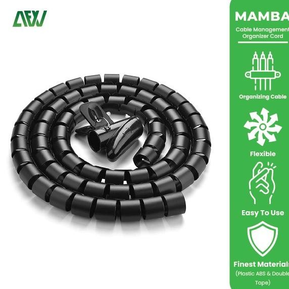 

MAMBA Cable Management Organizer Cord Management Pembungkus Kabel