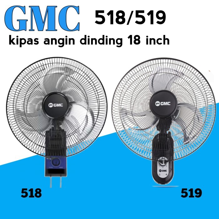 newstok kipas angin GMC dinding 18 inch/kipas angin tornado/kipas angin besi/kipas angin dinding