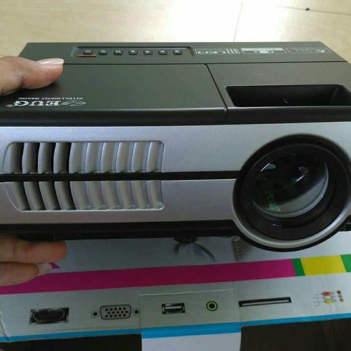 anyar@ CUCI GUDANG Proyektor terbaik Mini Projector EUG600D 1500 lumen murah